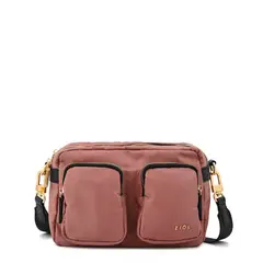 ZIOL - Cartera bandolera pequeña marina rosa viejo