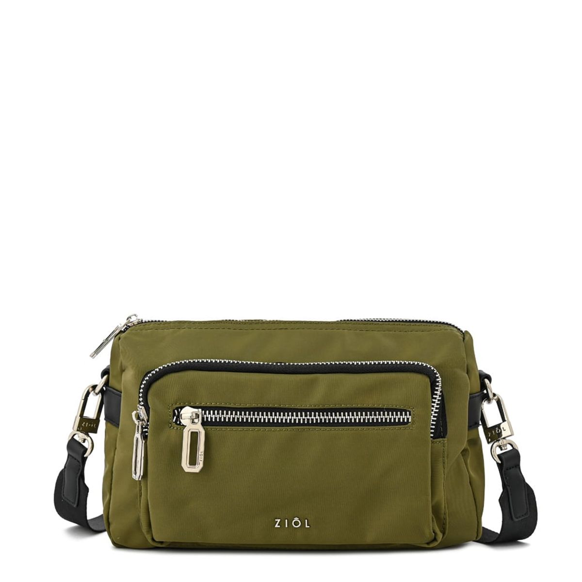 ZIOL - Cartera bandolera ruby mediana verde oliva