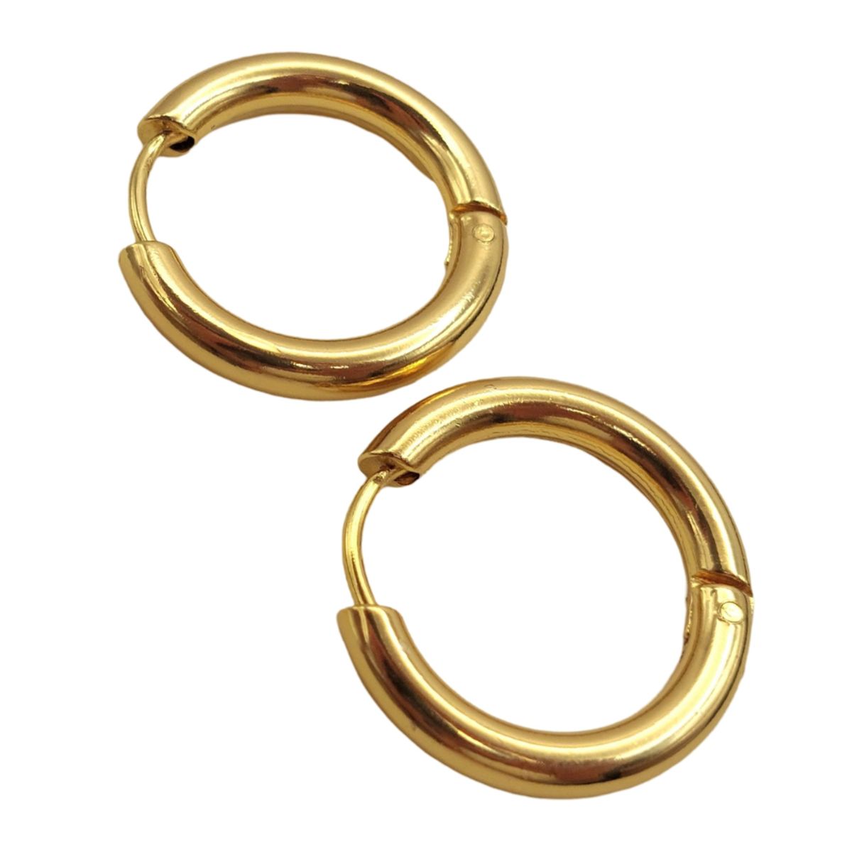 GENERICO - Argollas de Oro Laminado 18k 20mm