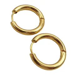 GENERICO - Argollas de Oro Laminado 18k 20mm
