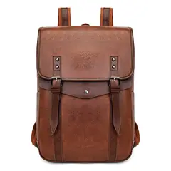 MOMO - Mochila Clásica Urbana 24l Eco Cuero Hombre Fashion Design