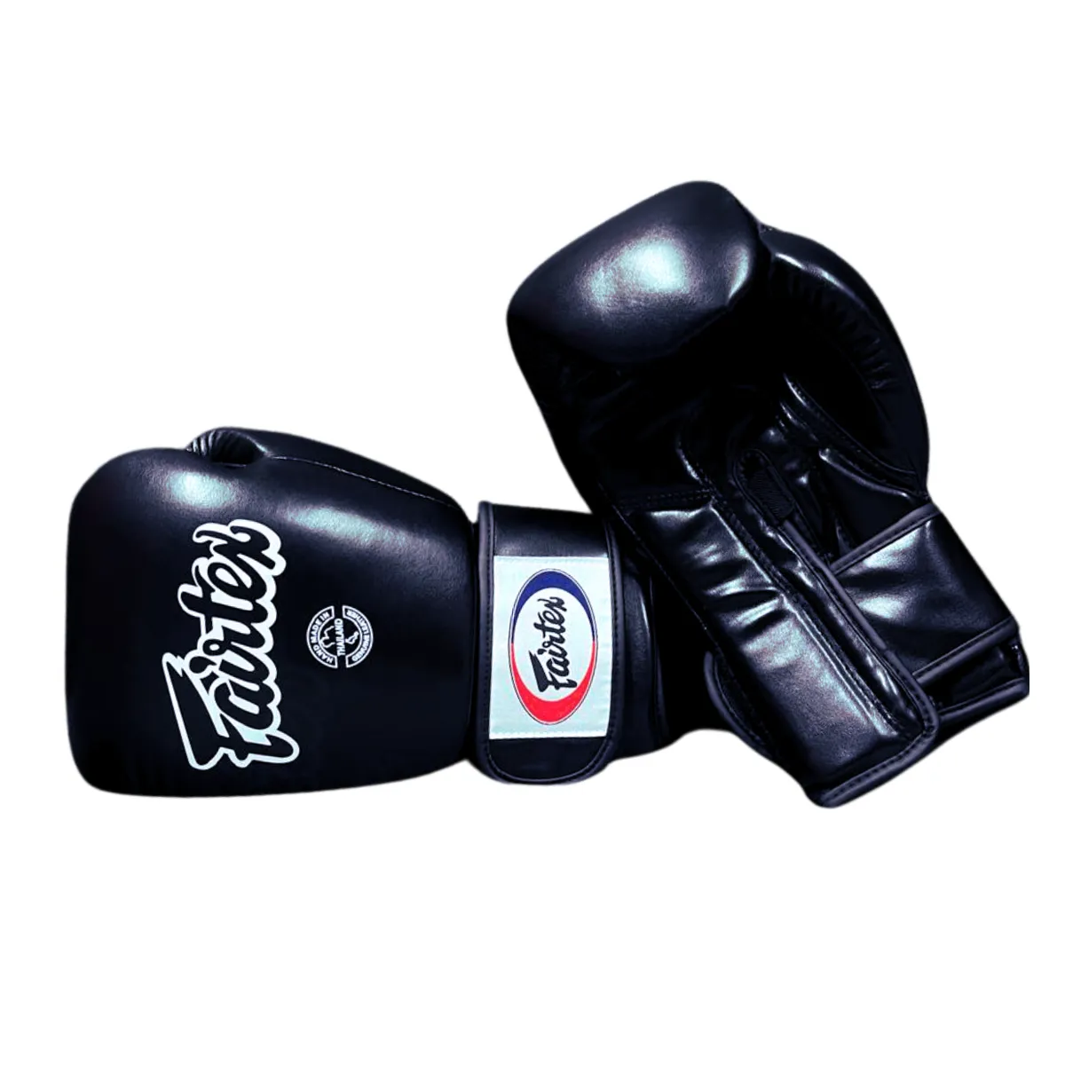 GENERICO - Guantes De Boxeo Muay thai Fairtex Tight-Fit Black 14 Oz