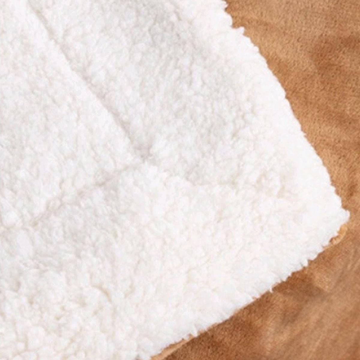 GENERICO - Frazada Plush con Sherpa Chiporro Azul Reversible 200x230