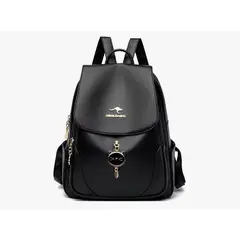 MOMO - Mochila Urbana Cuero Mujer 15l Color Negro