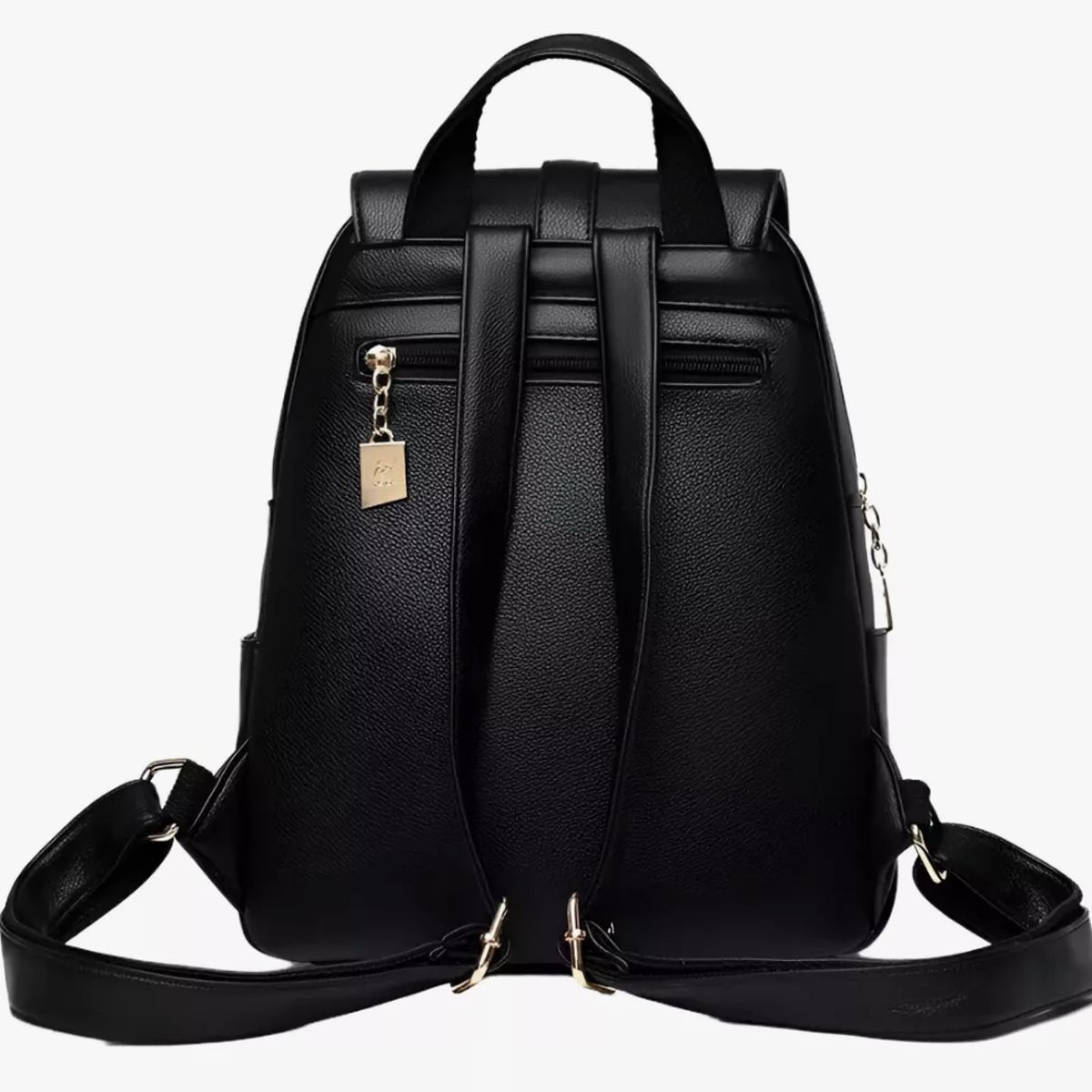 MOMO - Mochila Urbana Cuero Mujer 15l Color Negro