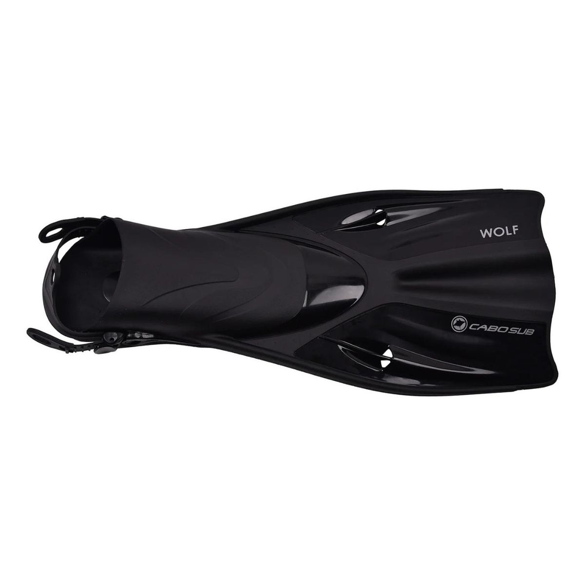 CABOSUB - Aleta Natación Wolf Adulto Velocidad Confort en el Agua - Negro - 38-40
