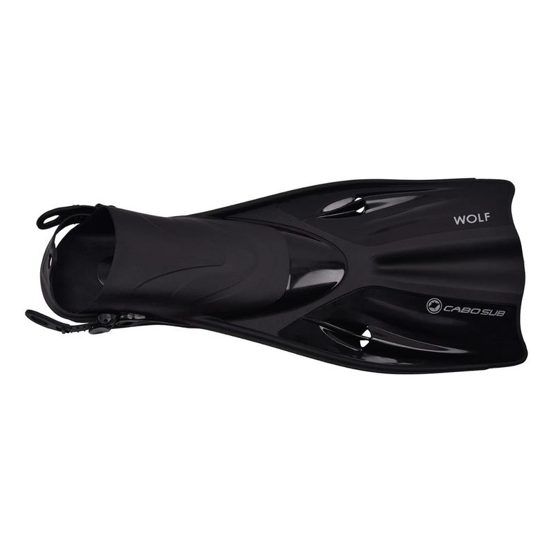 CABOSUB - Aleta Natación Wolf Adulto Velocidad Confort en el Agua - Negro - 38-40