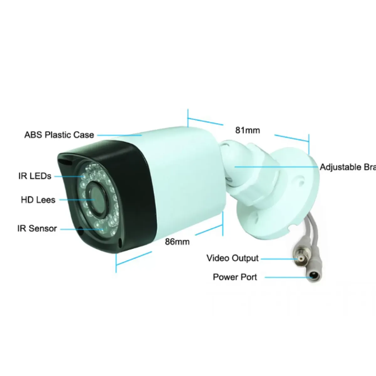 ARTIHOGAR - Kit Cctv 8 Cámaras Seguridad + Disco Duro 1 Terabyte Instalado en DVR HD 720P