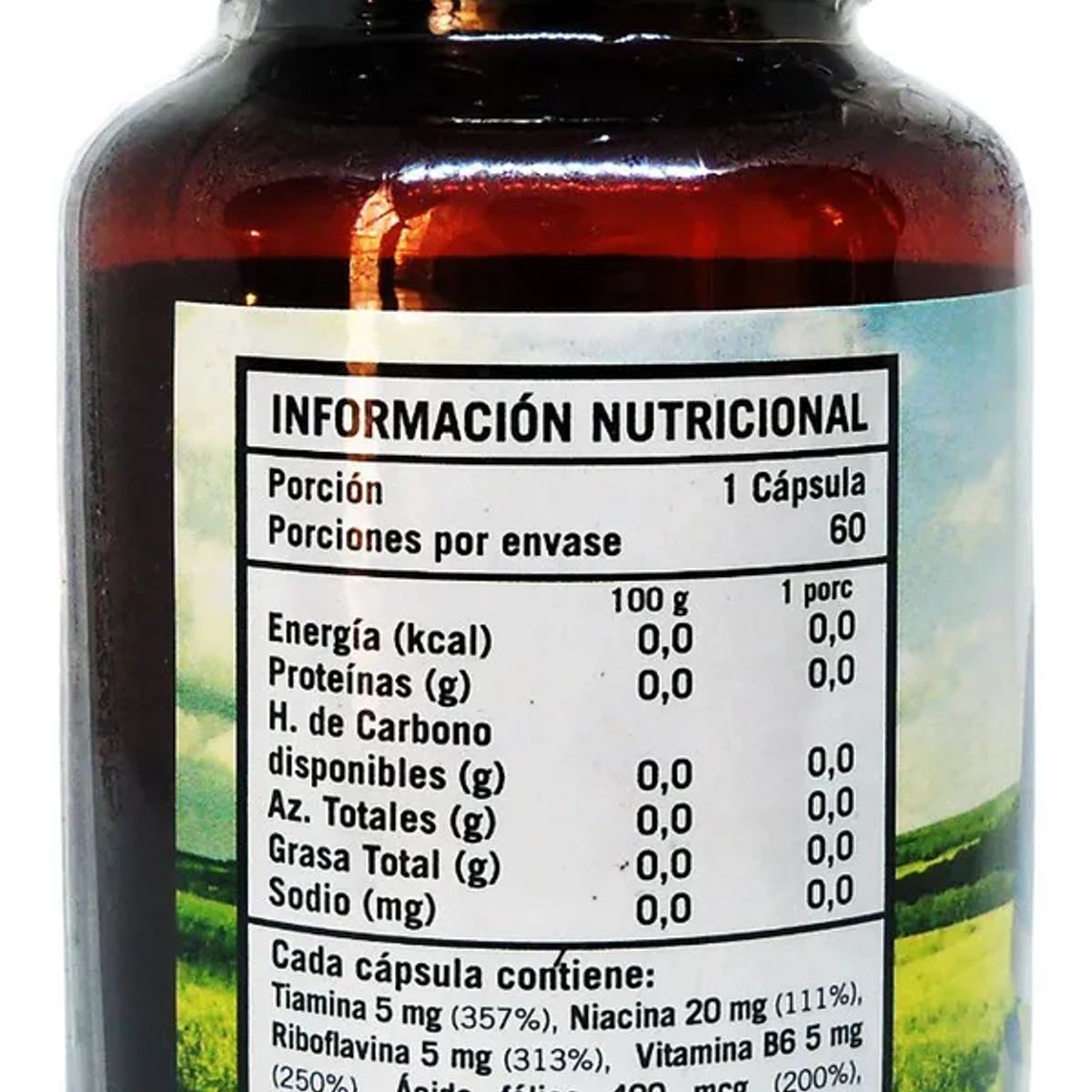 NATURAL FARM - B Complex Nf Vitaminas 3x60 Caps B1 B2 B3 B5 B7 B9 B12