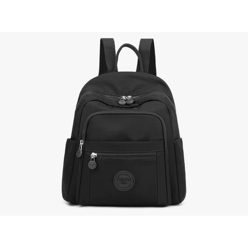 MOMO - Mochila Urbana Cuero Mujer 15l Color Negro
