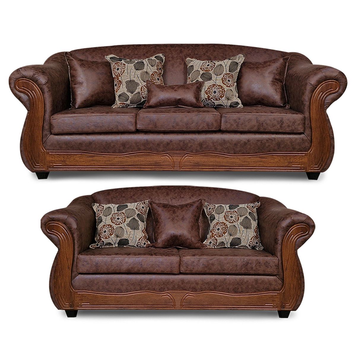 ADONIS LEUDH - Living 3+2 Estambul Envejecido Café Oscuro X