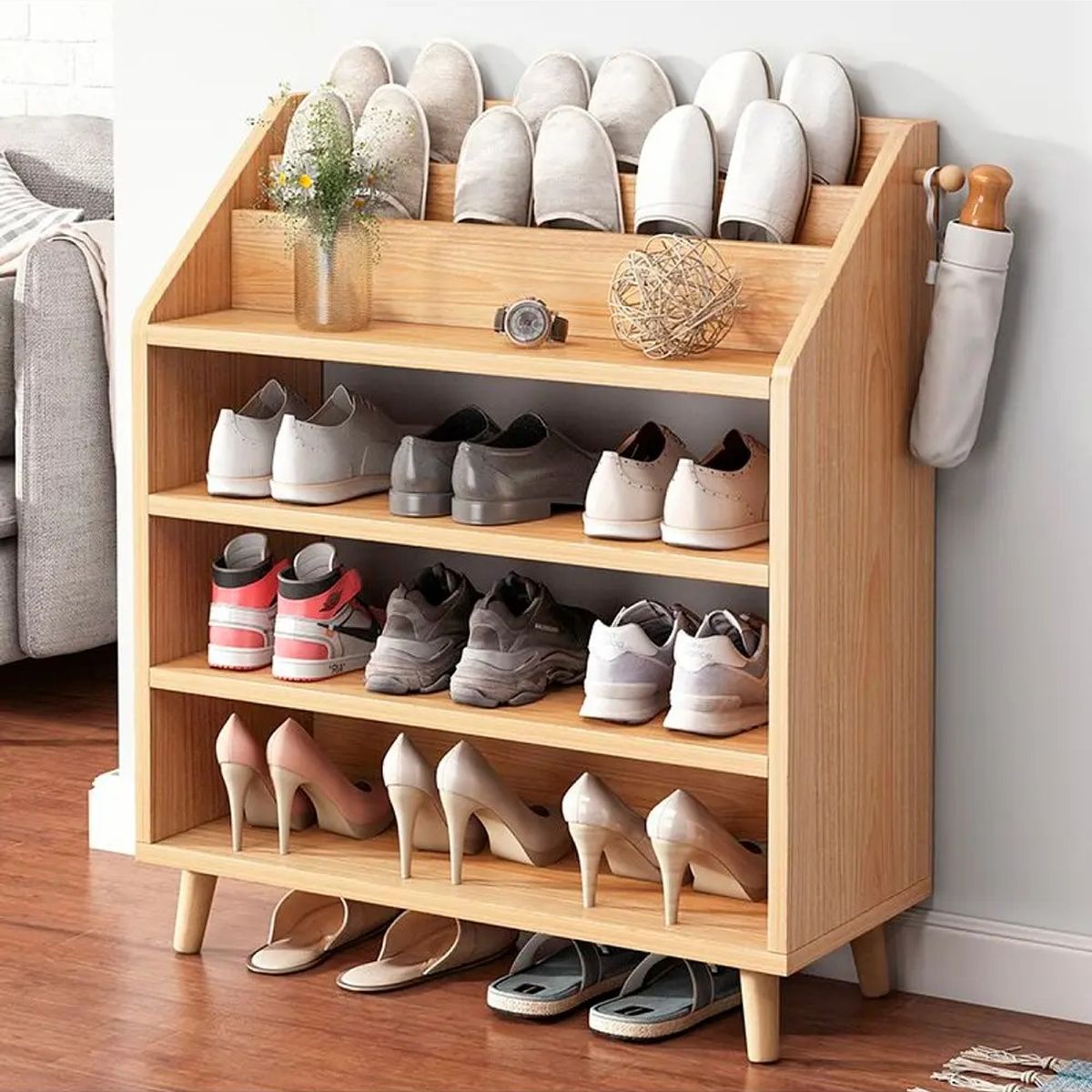 CORI CORI - Zapatero Comfy Madera