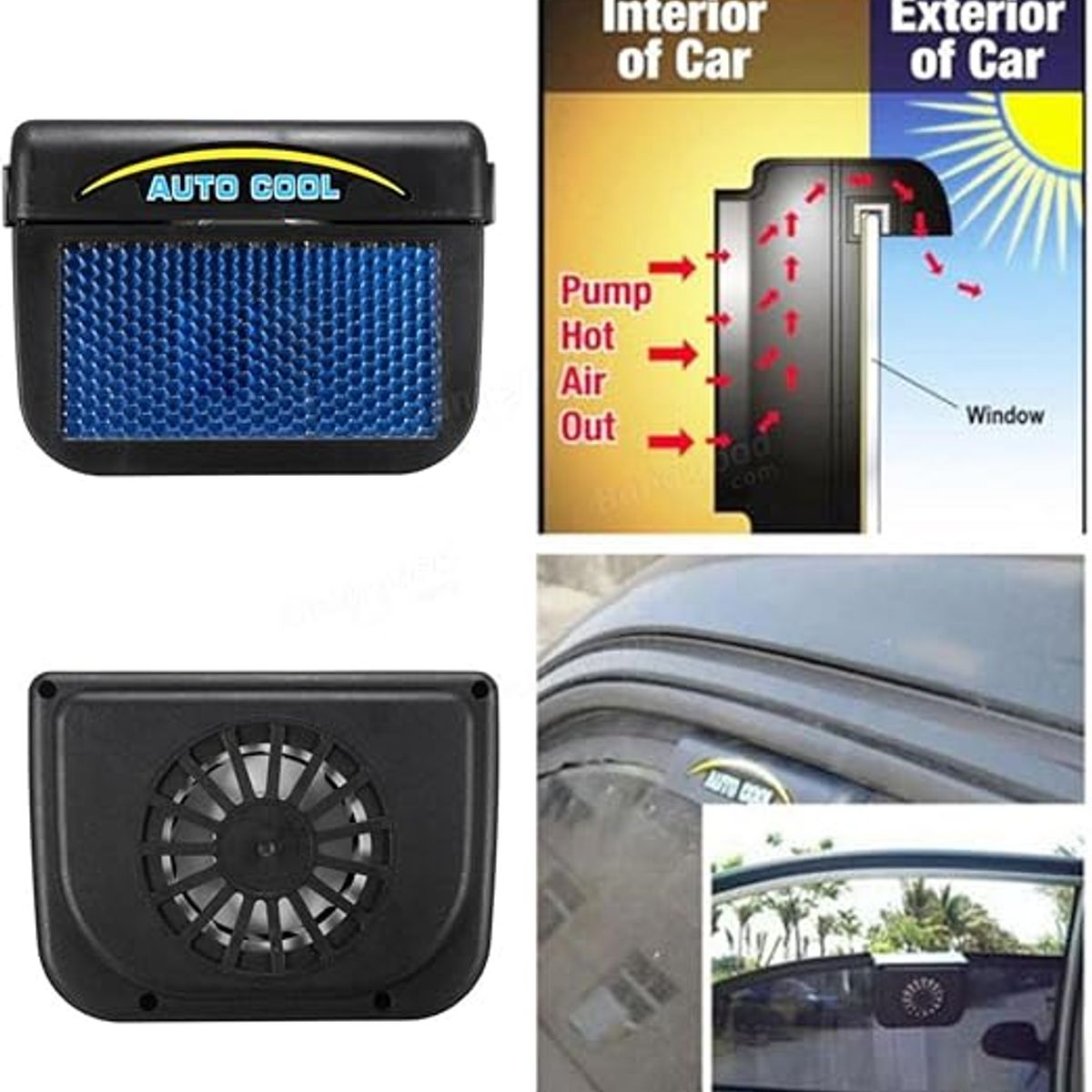 MOVI - EXTRACTOR DE AIRE CALIENTE PARA AUTO SOLAR