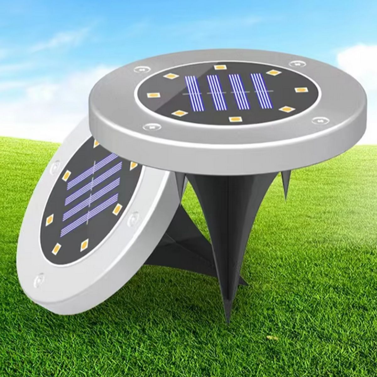 GENERICO - Luces solares de suelo led para jardin