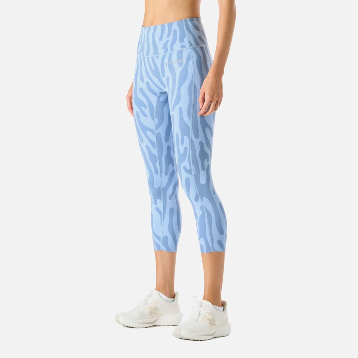 VULCANO - Calza Mujer Built To Move 3/4 High Rise Leggins Print Celeste Vulcano