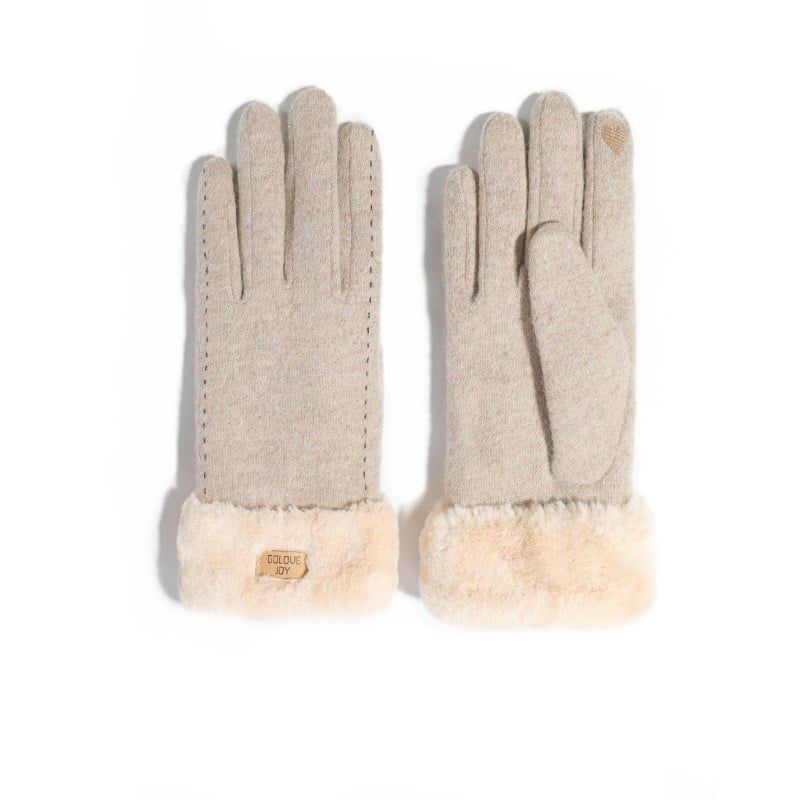 EDWINAYY - Cálido Guantes Invierno Mujer Con Polar Interno Para El Frio