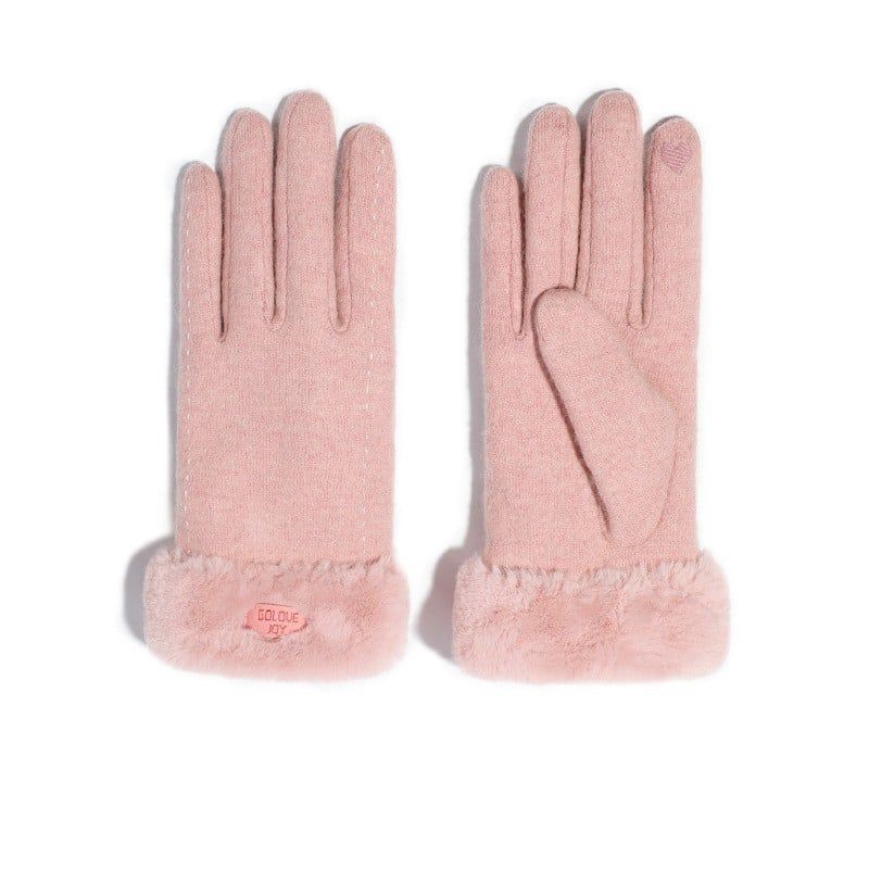 EDWINAYY - Cálido Guantes Invierno Mujer Con Polar Interno Para El Frio