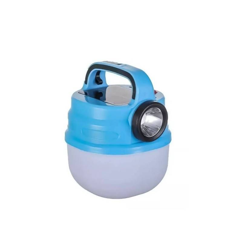 GENERICO - LINTERNA LAMPARA SOLAR RECARGABLE AZUL