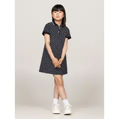 TOMMY HILFIGER - Vestido Con Estampados De Estrellas Azul