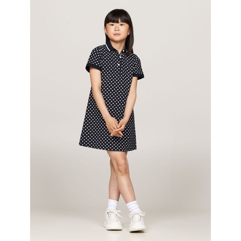 TOMMY HILFIGER - Vestido Con Estampados De Estrellas Azul Tommy Hilfiger