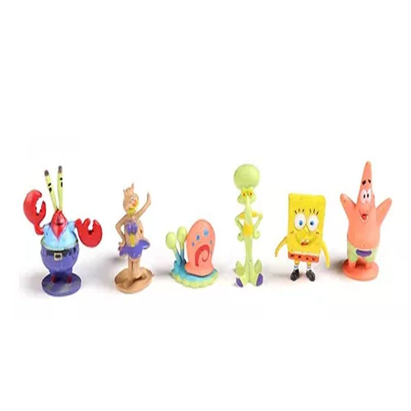 EDWINAYY - X6 Acuarios Casa Calamardo Bob Esponja Para Acuarios Adornos