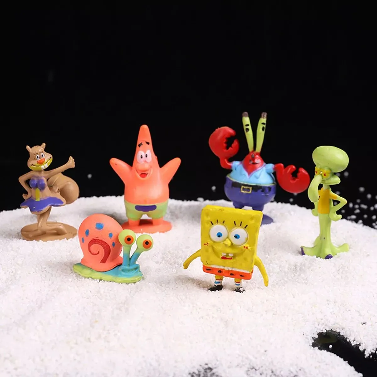 EDWINAYY - X6 Acuarios Casa Calamardo Bob Esponja Para Acuarios Adornos