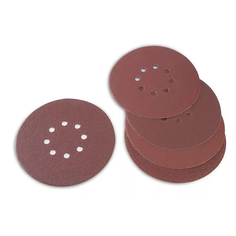 MAKAWA - Disco Lija Velcro 7 Pulgadas 180 Mm Set 5 Unidades Mk 0413 C