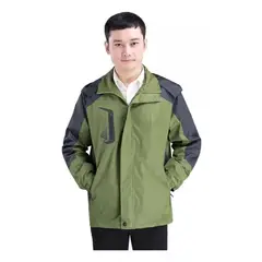 EDWINAYY - Chaqueta Viento Termica Impermeable Outdoor Varon Corta Viento Hombre Impermeable Engomada Termica