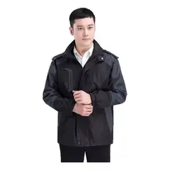 EDWINAYY - Chaqueta Viento Termica Impermeable Outdoor Varon Corta Viento Hombre Impermeable Engomada Termica