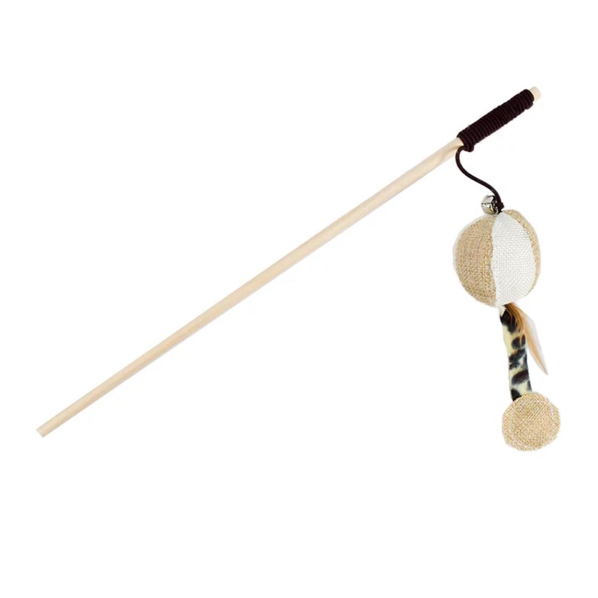 GENERICO - Juguete Varita Con Bola Y Raton Para Gatos Mascotas