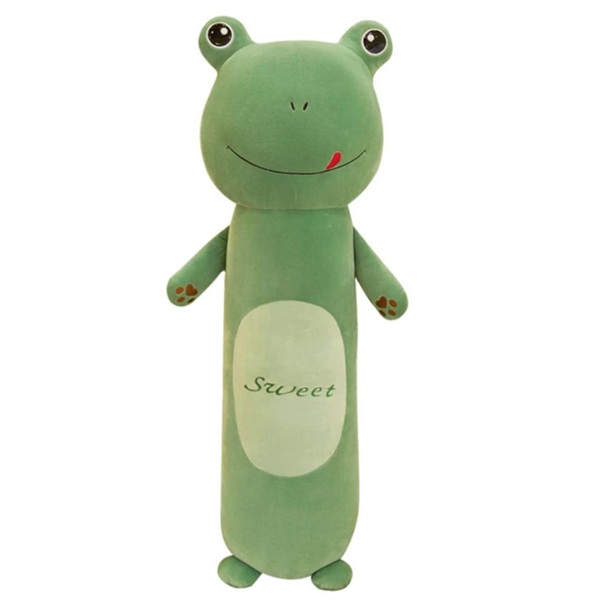 GENERICO - Peluche Cojín De Apego Largo Almohada 60cm Diseño Rana