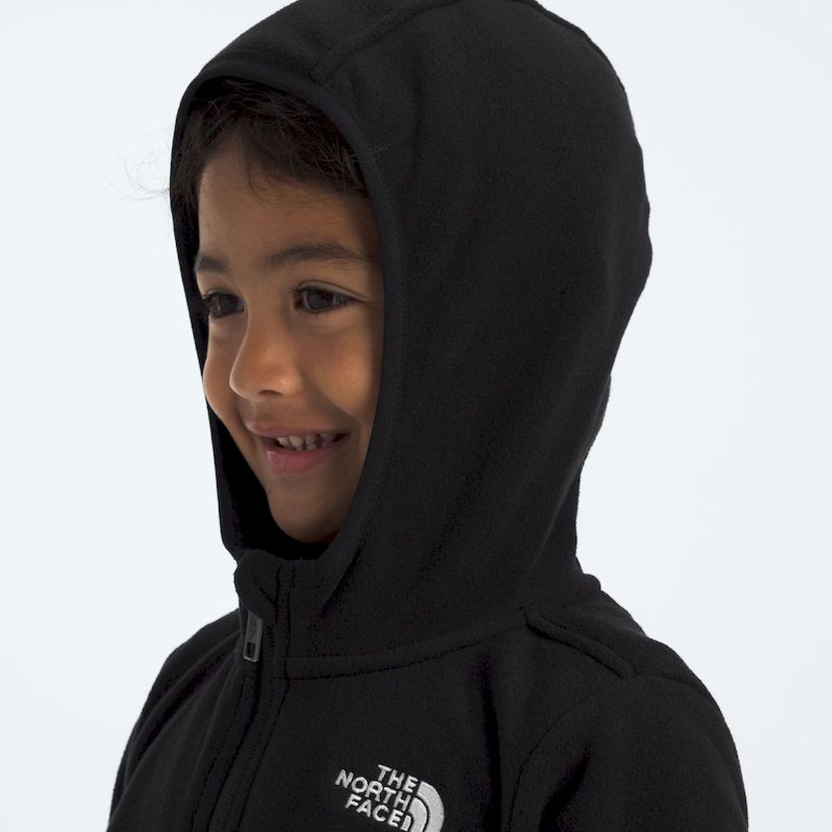THE NORTH FACE - Polar Kid Glacier Fz Hoodie Niño- Negro