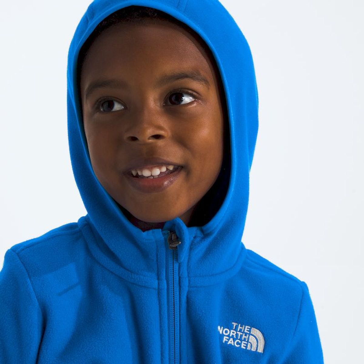 THE NORTH FACE - Polar Kid Glacier Fz Hoodie Niño - Azul