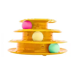 GENERICO - Juguete Interactivo 3 Niveles Con Pelotas Para Gato Mascotas