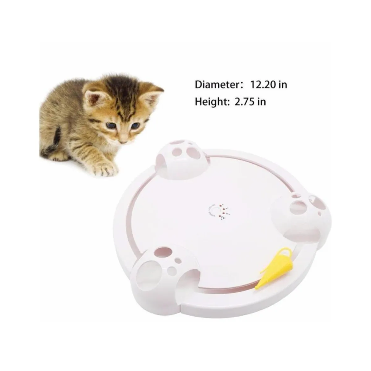 GENERICO - Juguete Interactivo Raton Electrico Para Gatos Mascotas