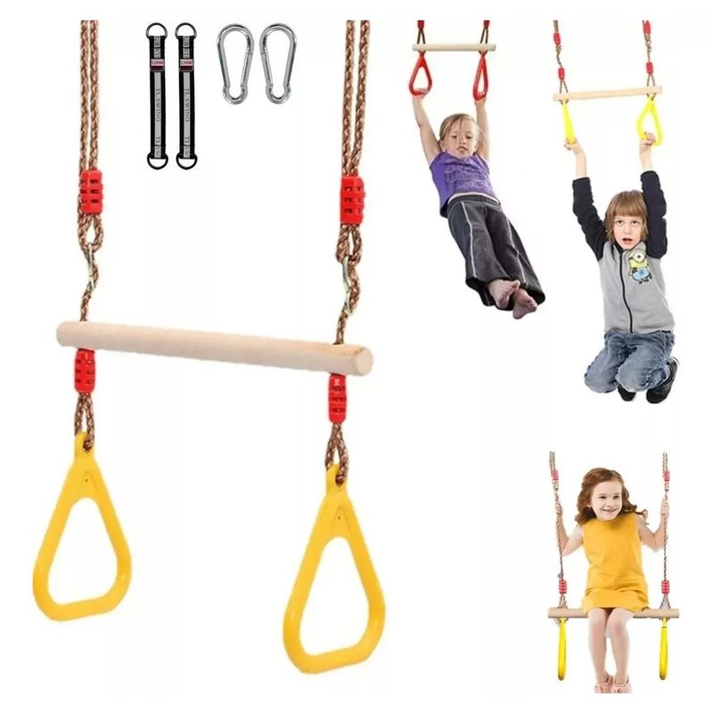 EDWINAYY - Barra Trapecio Más Anillos Y Accesorios Gimnasia