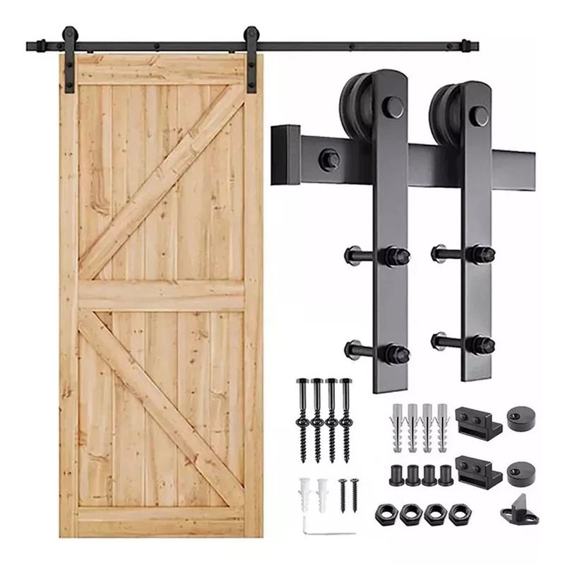 EDWINAYY - Herraje Riel Para Puerta Corrediza Puerta De Granero 66ft2m