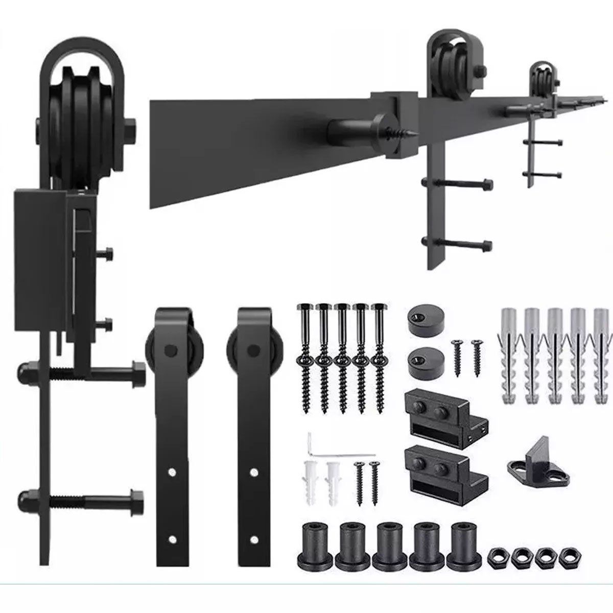 EDWINAYY - Herraje Riel Para Puerta Corrediza Puerta De Granero 66ft2m
