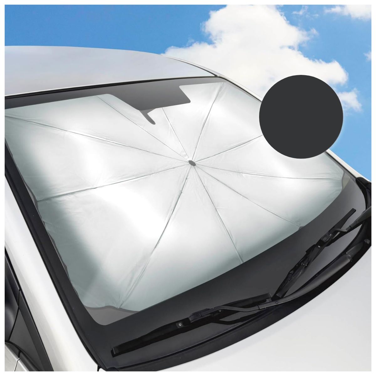 GENERICO - Parasol Plegable para Auto Retráctil