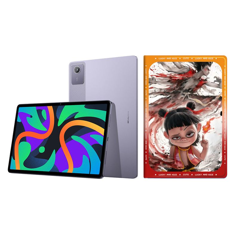 LENOVO - Tablet Lenovo Pad 2024 6GB+128GB WiFi Púrpura y Funda protectora.