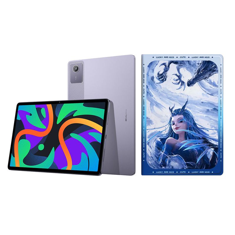 LENOVO - Tablet Lenovo Pad 2024 6GB+128GB WiFi Púrpura y Funda protectora.
