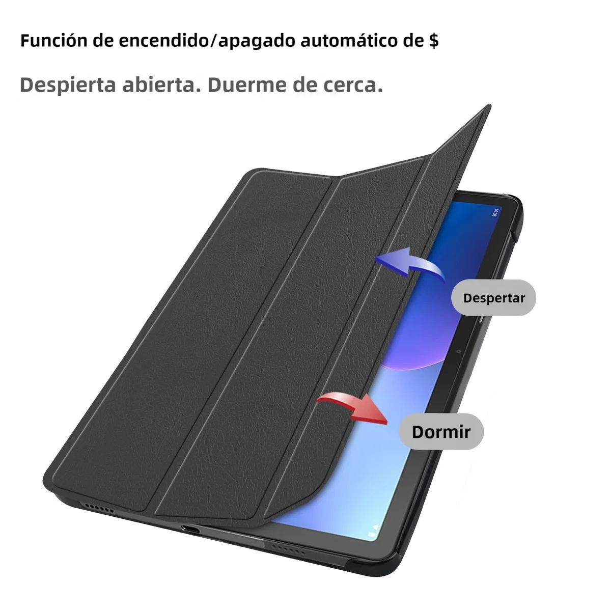 LENOVO - Tablet Lenovo Pad 2024 8GB+128GB WiFi  Gris y Funda protectora Negro.