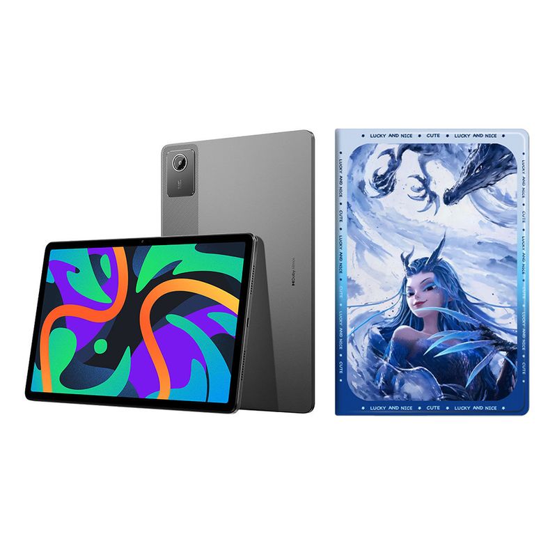 LENOVO - Tablet Lenovo Pad 2024 8GB+128GB WiFi Gris y Funda protectora