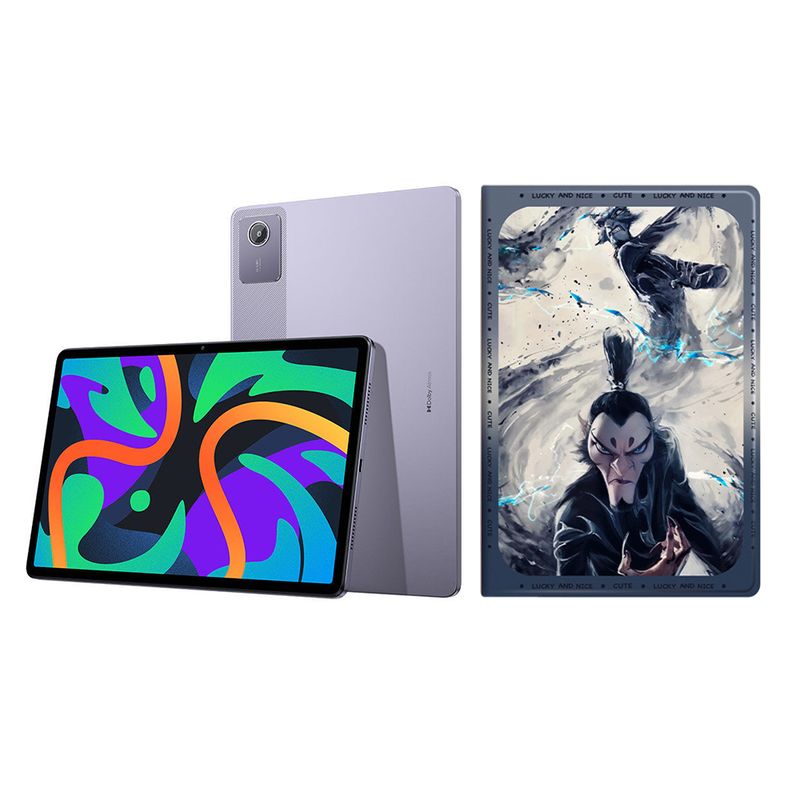 LENOVO - Tablet Lenovo Pad 2024 8GB+128GB WiFi Púrpura y Funda protectora