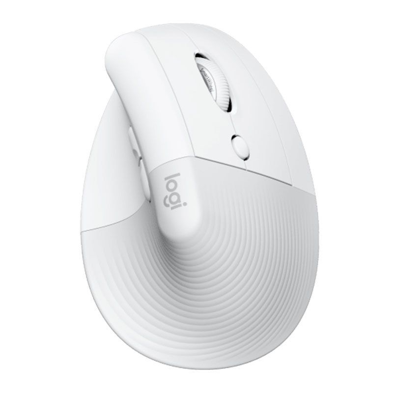 LOGITECH - Mouse Gamer Inalambrico Logitech Lift Vertical Lightspeed - Blanco
