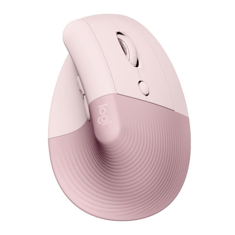LOGITECH - Mouse Gamer Inalambrico Logitech Lift Vertical Lightspeed - Rosa