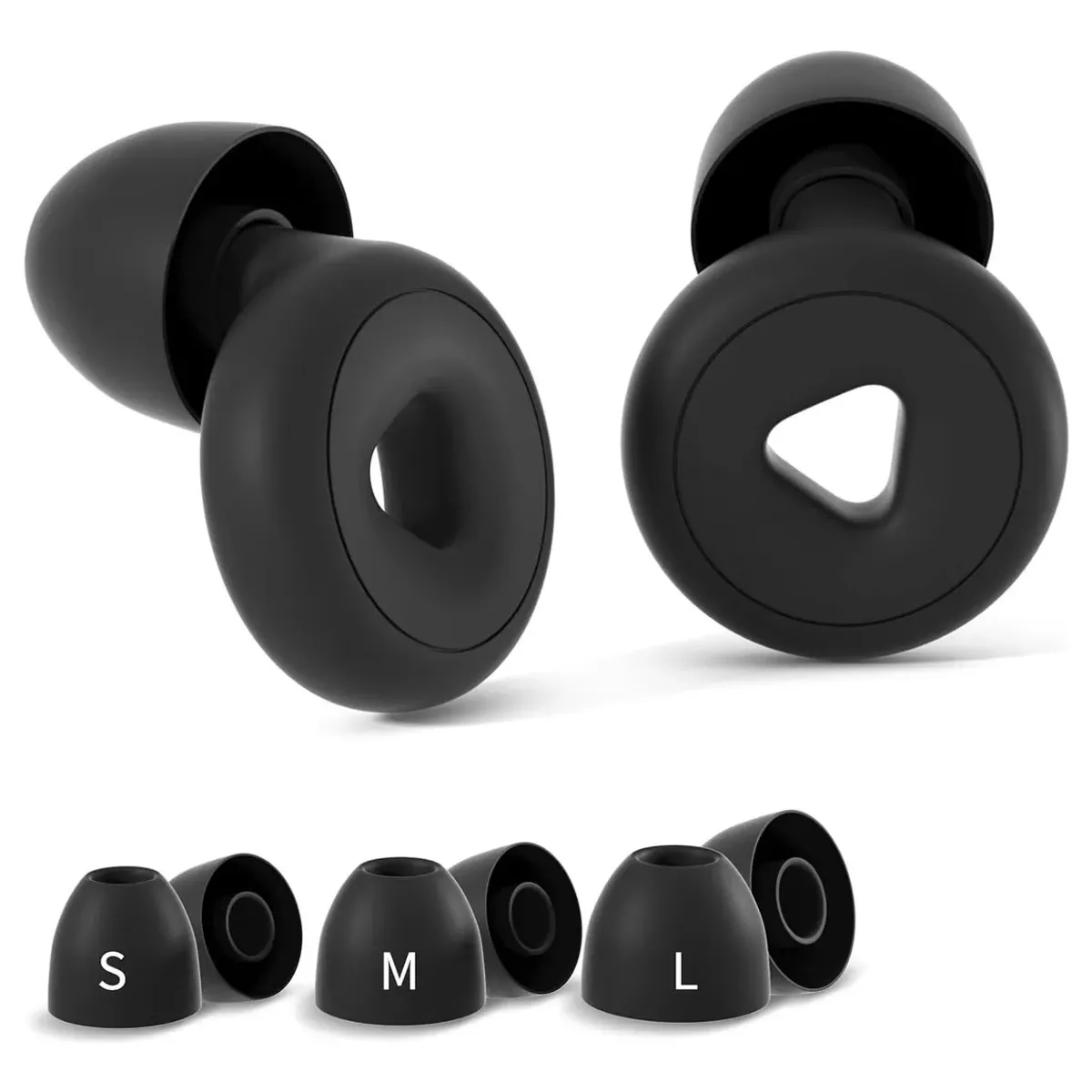 KUANGYE - Tapones Auditivos Reutilizables 30db Tapones Oido Silicona