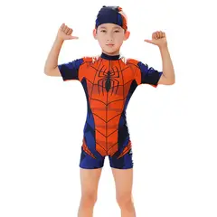 EDWINAYY - Traje de ba?o de una pieza de Spiderman para ni?os