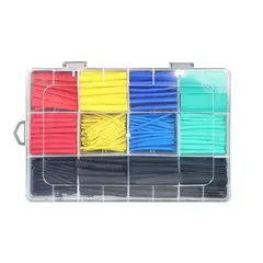 GENERICO - Kit de Tubos Termoretractil 530 Piezas de Distintos Colores