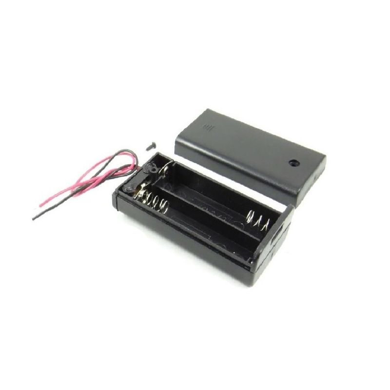 MCI - Porta pila con Interruptor - 2xAA